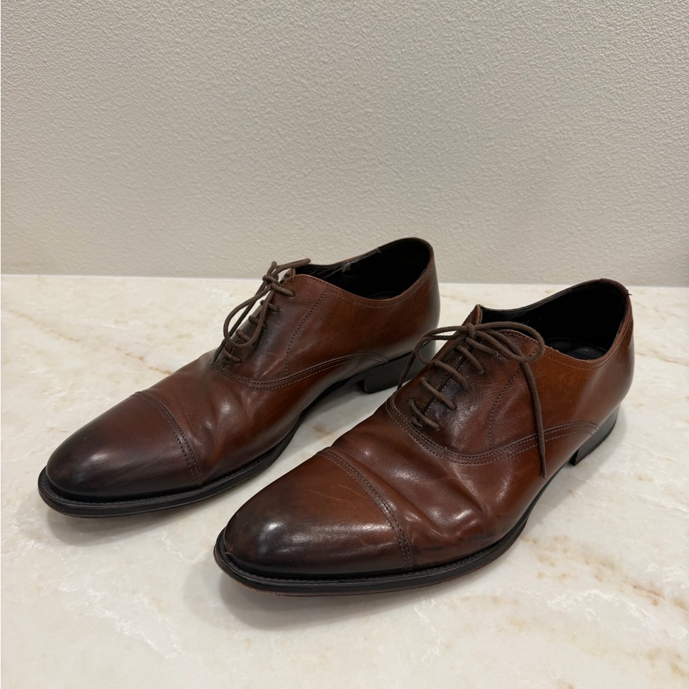 To boot New York men’s leather lace up Oxford dress shoe